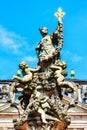 Orangery Terrace Ã¢â¬â The Floravase in the castle garden in Baroque city Fulda, Germany Royalty Free Stock Photo